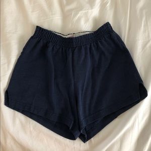 navy blue soffe shorts